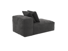 Riley California Charcoal Module Chaise color California Charcoal