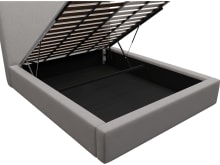 Felix Gas Lift Bed View Steel color View Steel