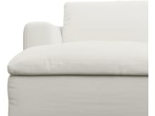 Cloud Deep Tribute Shell Modular Sofa - 3 Seater Chaise color Tribute Shell