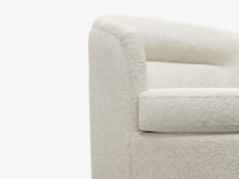 Penelope Swivel Chair Boucle Ivory color Boucle Ivory