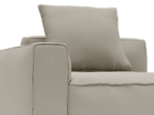 Riley Apt Plaza Natural Left Arm Facing Chair Module color Plaza Natural