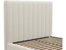 Brentwood Gas Lift Bed Muse Flax color Muse Flax