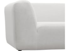 Copenhagen Muse Frost Wedge Corner Chair Sofa Module color Muse Frost