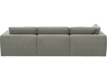 Cloud Deep Toorak Pebble Modular Sofa - 3 Seater Chaise color Toorak Pebble
