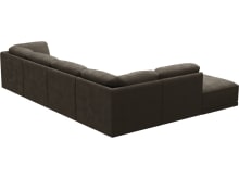 Emily Modular Sofa Muse Mink - 6 Piece color Muse Mink
