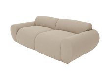 Malmo Blaze Latte Sofa - 2 Seater color Blaze Latte