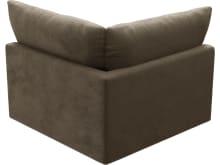 Willow Tribute Walnut Corner Sofa Module color Tribute Walnut