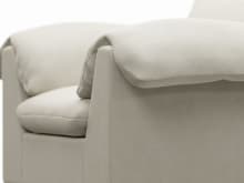 Ludlow Muse Flax Armchair color Muse Flax