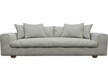 Tully Sofa Modules Slip Covers Toorak Pebble color Toorak Pebble
