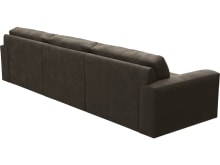 Monica Muse Mink Chaise Sofa - 3 Seater color Muse Mink