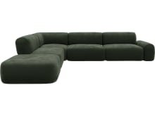 Beckett Muse Forest Modular Sofa - 6 Piece color Muse Forest