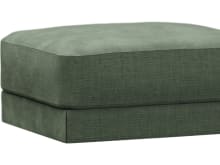 Monica Tribute Dark Jade Ottoman color Tribute Dark Jade