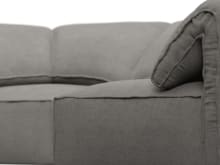 Kai Isla Soft Grey Modular Sofa - 4 Seater color Isla Soft Grey