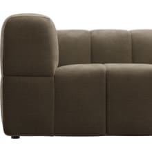 Lucello Tribute Walnut Modular Sofa with Ottoman - 5 Piece color Tribute Walnut