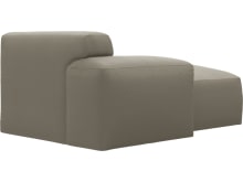 Copenhagen Plaza Natural Left Arm Facing Chaise Module color Plaza Natural