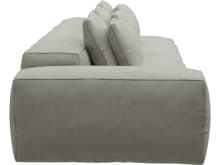 Riley Toorak Pebble Modular Sofa - 1x Arm, 2x Armless, 1x Right Terminal color Toorak Pebble