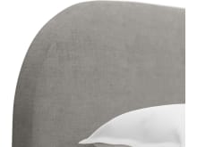 Capri Gas Lift Bed Isla Soft Grey color Isla Soft Grey