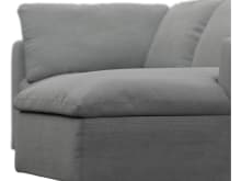 Cloud Deep Maya Flint Modular Sofa - 3 Seater Chaise color Maya Flint