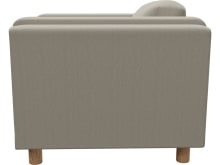 Hayes Plaza Natural Armchair color Plaza Natural