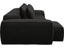 Riley California Charcoal Modular Sofa - 3 Seater Chaise color California Charcoal