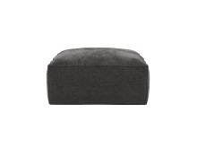 Riley California Charcoal Modular Small Ottoman color California Charcoal