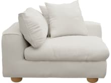 Tully Tribute Ice Right Arm Facing Chair Module color Tribute Ice