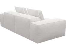Riley Noa Fog Modular Sofa - 2 Seater Chaise color Noa Fog