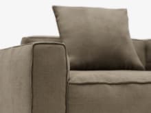 Riley Apt Tribute Walnut Corner Sofa - 4 Seater RAF Terminal color Tribute Walnut