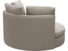 Adore Isla Sea Pearl Swivel Chair color Isla Sea Pearl