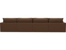 Willow Tribute Chestnut Modular Sofa - 4 Seater color Tribute Chestnut