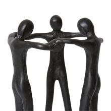 Friendship Sculpture Black - 23cm x 22cm x 37cm color Black