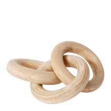 Chain Wooden Sculpture color Natural