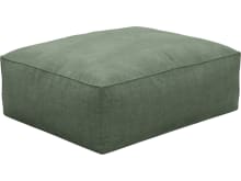 Riley Tribute Dark Jade Modular Big Ottoman color Tribute Dark Jade