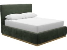 Haven Gas Lift Bed Muse Forest color Muse Forest