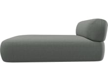 Beckett Tribute Storm Sofa Module Chaise color Tribute Storm