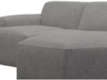 Copenhagen California Slate Chaise Sofa - 3 Seater color California Slate