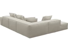 Riley Toorak Pearl Modular Sofa - Arm, 2x Armless, Corner, Left Terminal color Toorak Pearl