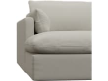 Willow California Ivory Chaise Left Arm Facing Sofa Module color California Ivory