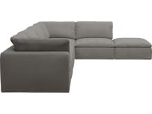 Cloud Deep Isla Soft Grey Modular Sofa - 6 Piece color Isla Soft Grey