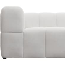 Lucello Muse Frost Modular Sofa with Ottoman - 3 Piece color Muse Frost