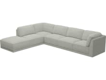 Emily Modular Sofa Toorak Pebble - 6 Piece color Toorak Pebble
