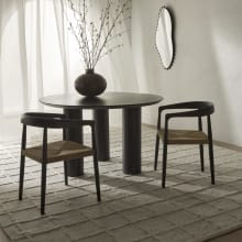 Raffa Dining Chair Black color Black