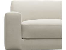 Monica Muse Flax Left Arm Facing Chair Module color Muse Flax