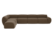 Malmo Blaze Mocha Sofa - 6 Seater LAF Terminal color Blaze Mocha