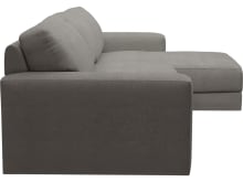 Monica Isla Soft Grey Chaise Sofa - 3 Seater color Isla Soft Grey