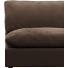 Ludlow Muse Chocolate Armless Sofa Chair Module color Muse Chocolate