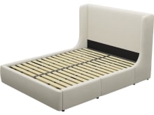 Lucy Drawer Bed Muse Flax color Muse Flax