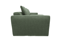 Riley Apt Tribute Dark Jade Sofa - 3 Seater Chaise color Tribute Dark Jade
