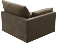 Willow Tribute Walnut 1 Seat Left Arm Facing Sofa Module color Tribute Walnut
