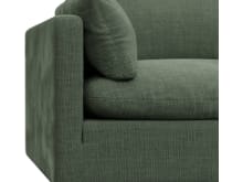 Willow Tribute Dark Jade Modular Sofa - 6 Seater RAF Terminal color Tribute Dark Jade